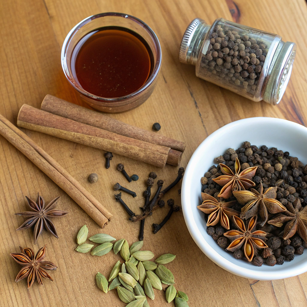 Masala Chai Syrup Ingredients