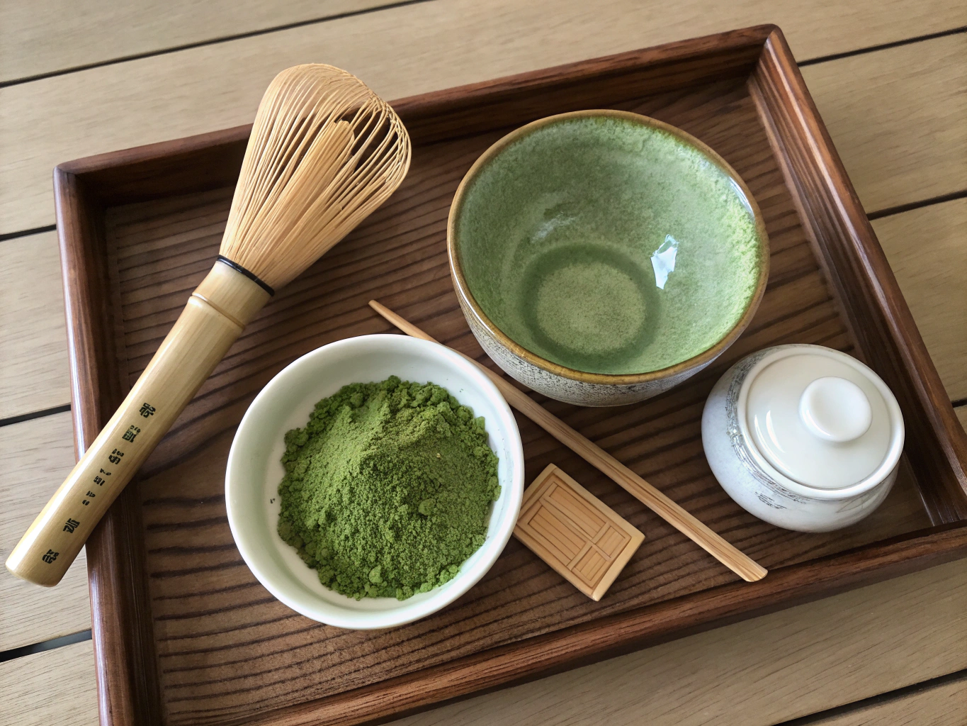 Matcha Tea Ceremony Ingredients