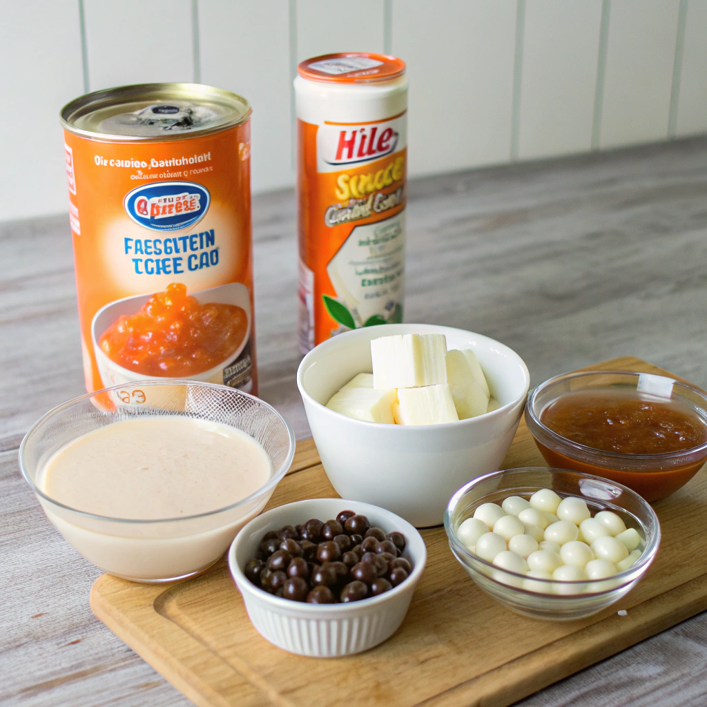Thai Tea Pudding Ingredients