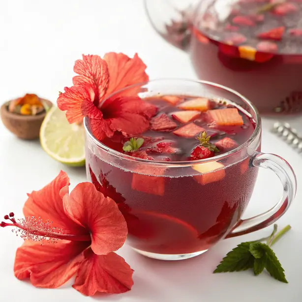 Hibiscus Tea Punch: A Tart, Refreshing Antioxidant Booster