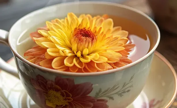 Chrysanthemum Flower Tea: Gentle and Floral Wellness in a Cup